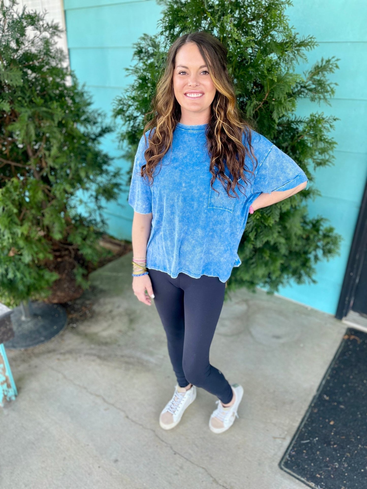 Pocket Airy Tee - Ballyhoo Boutique and Gift