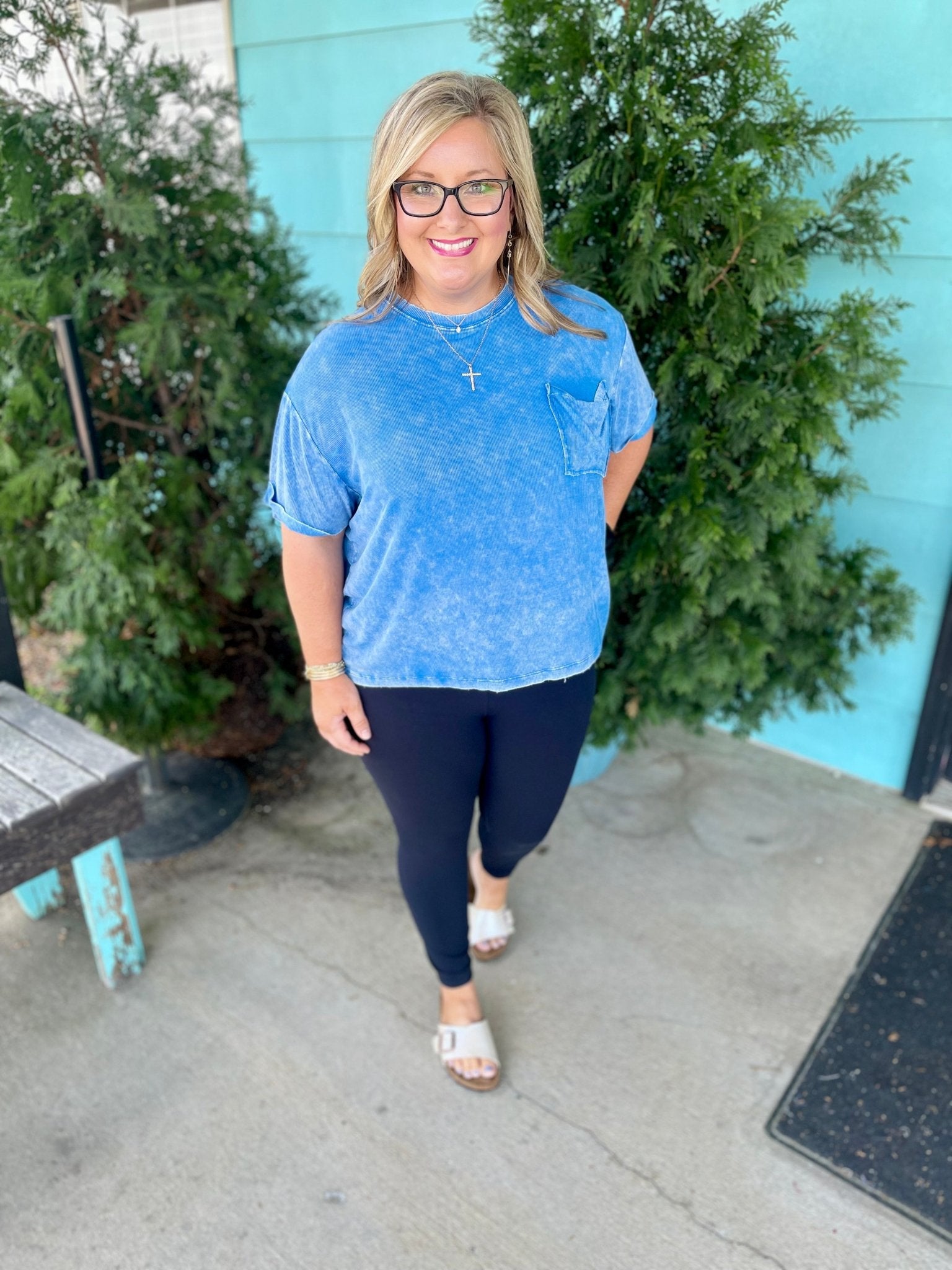 Pocket Airy Tee - Ballyhoo Boutique and Gift