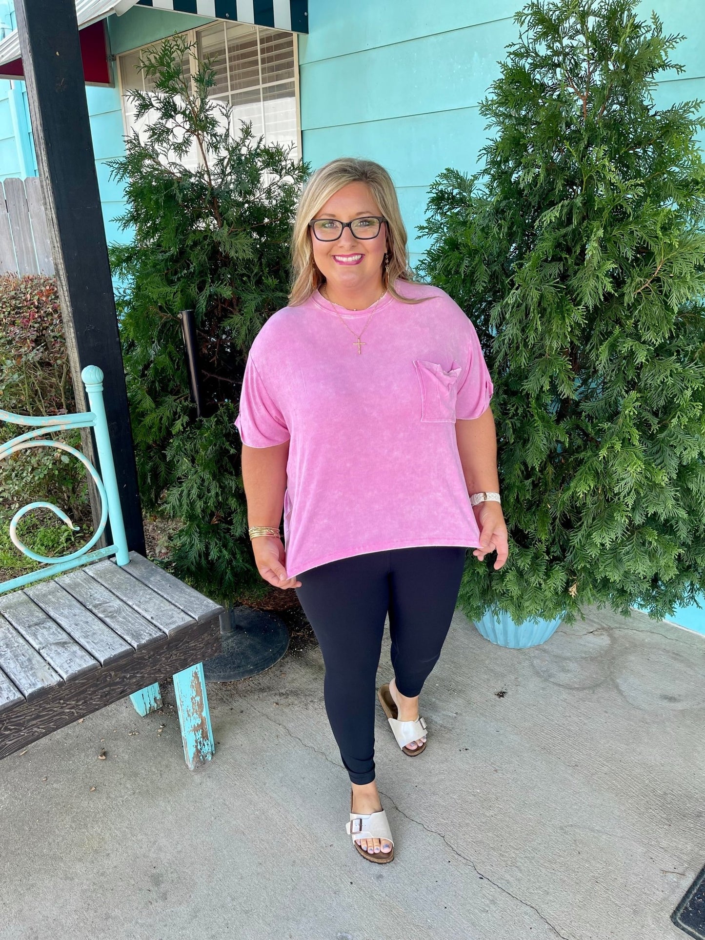 Pocket Airy Tee - Ballyhoo Boutique and Gift