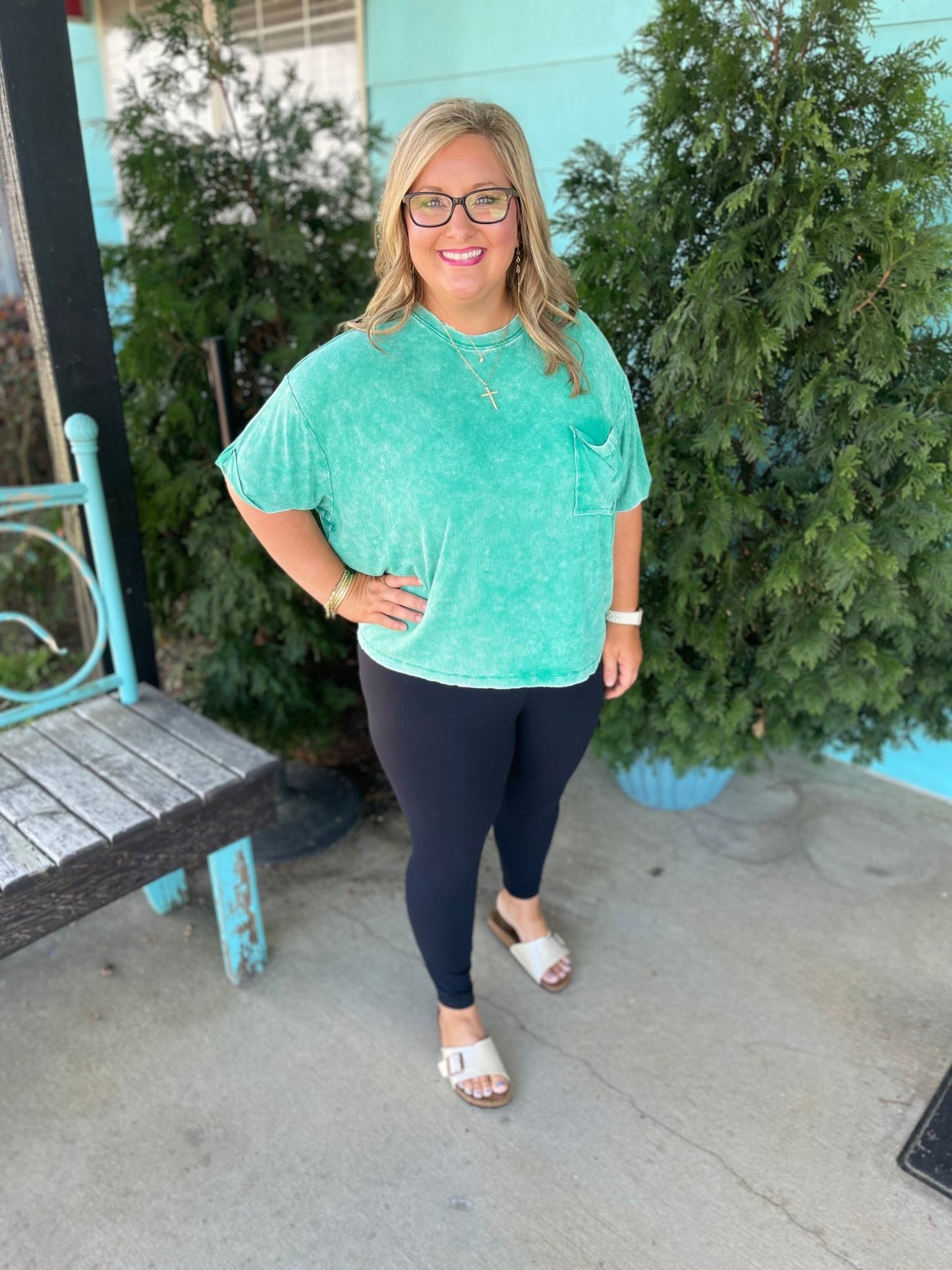 Pocket Airy Tee - Ballyhoo Boutique and Gift