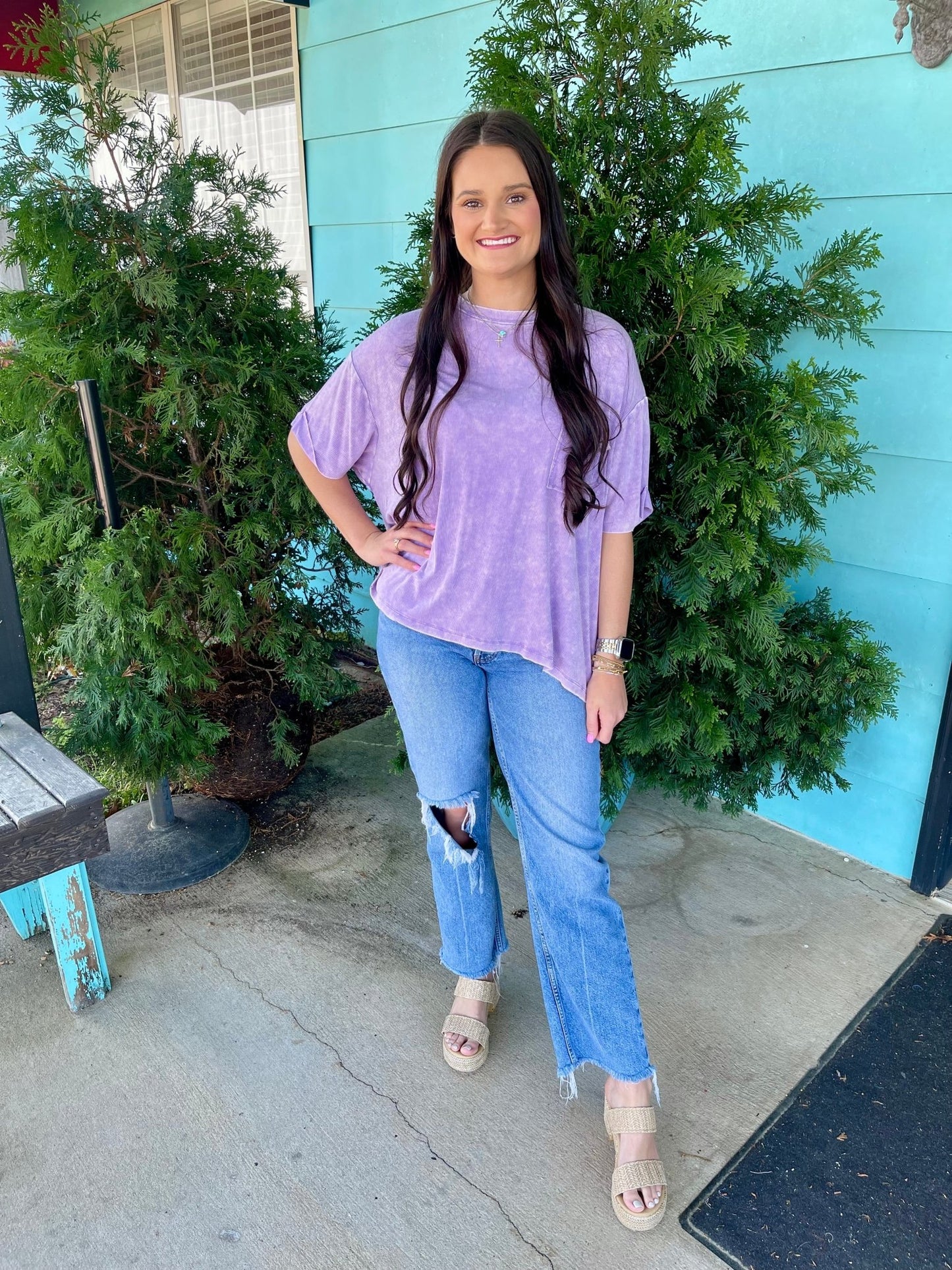 Pocket Airy Tee - Ballyhoo Boutique and Gift