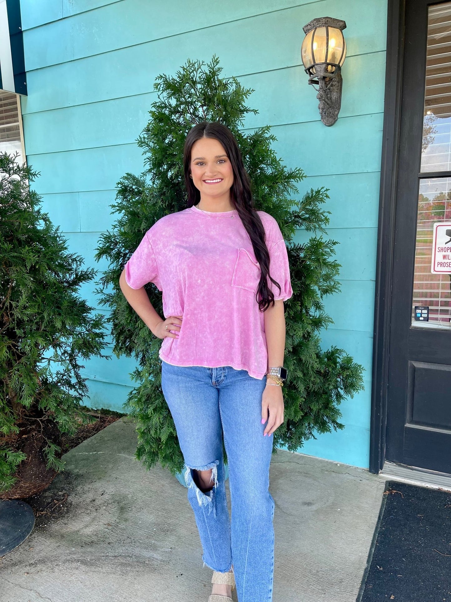 Pocket Airy Tee - Ballyhoo Boutique and Gift