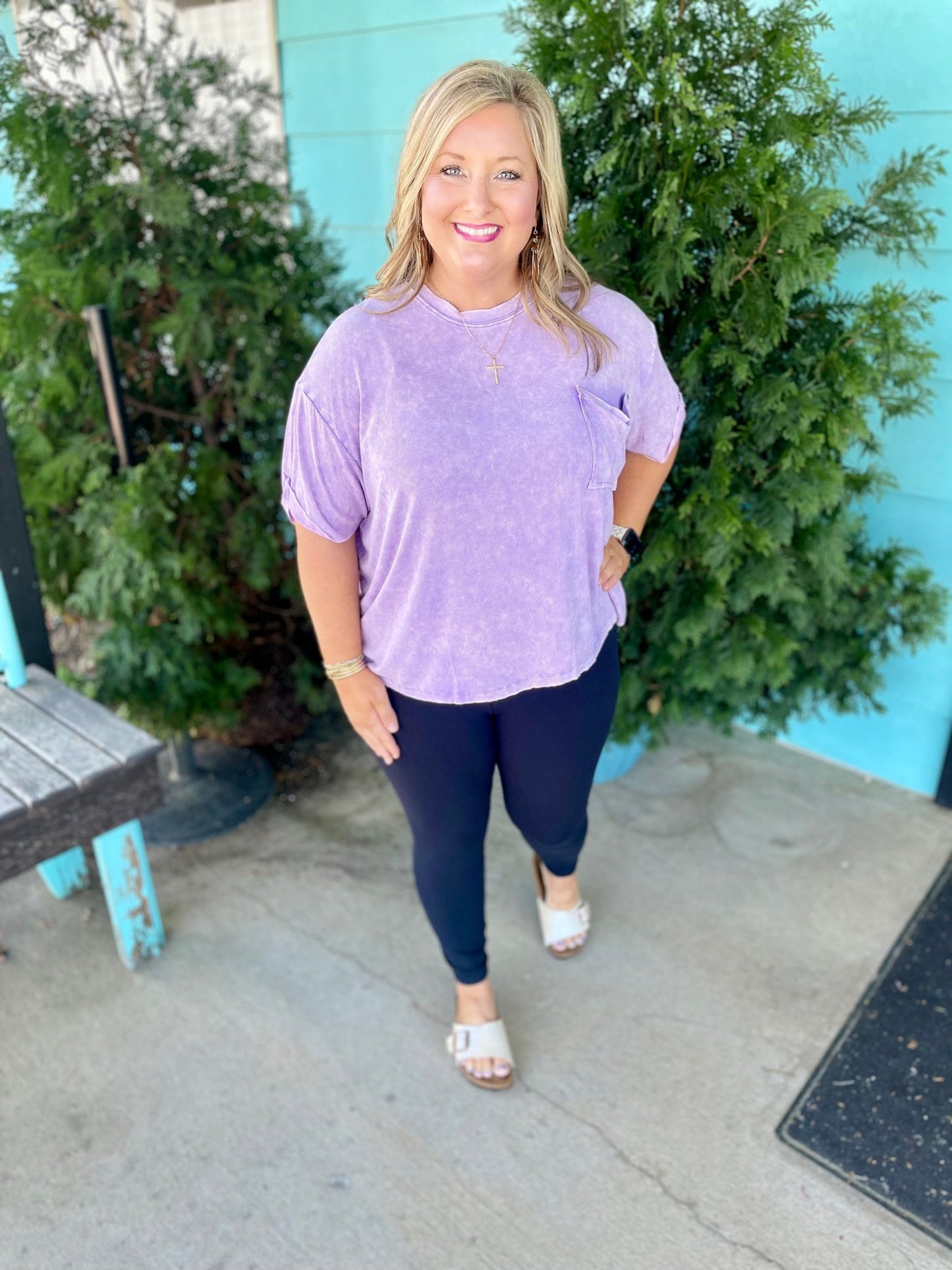 Pocket Airy Tee - Ballyhoo Boutique and Gift