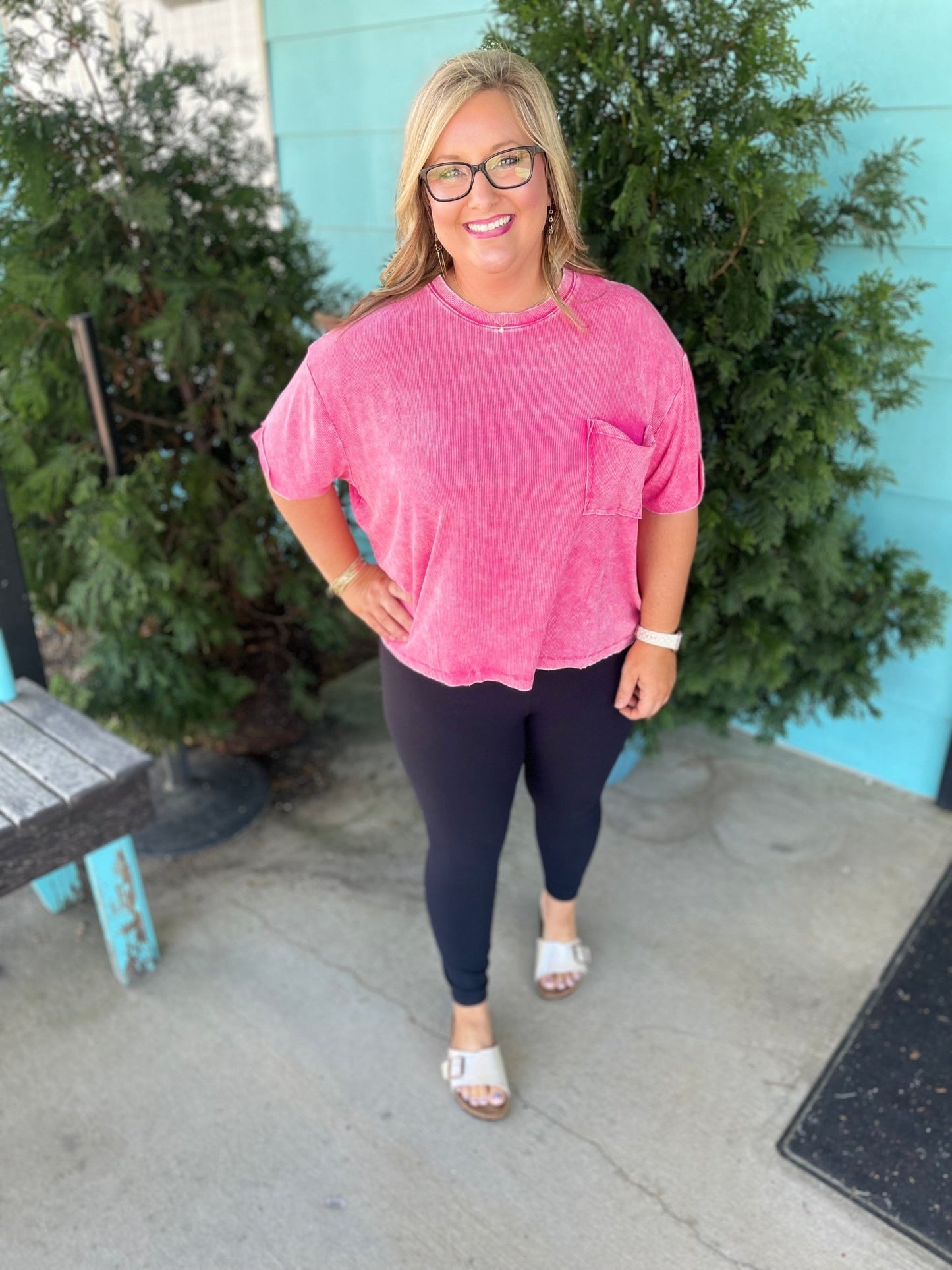 Pocket Airy Tee - Ballyhoo Boutique and Gift
