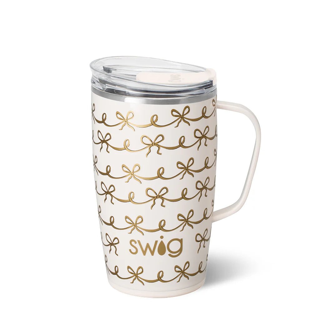 Pretty in Pearl Travel Mug 18oz - Ballyhoo Boutique and Gift