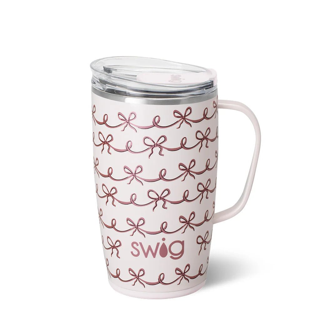 Pretty in Pink Travel Mug 18oz - Ballyhoo Boutique and Gift