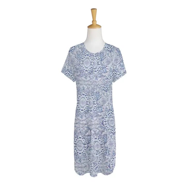 Printed Sleep Dress - Ballyhoo Boutique and Gift