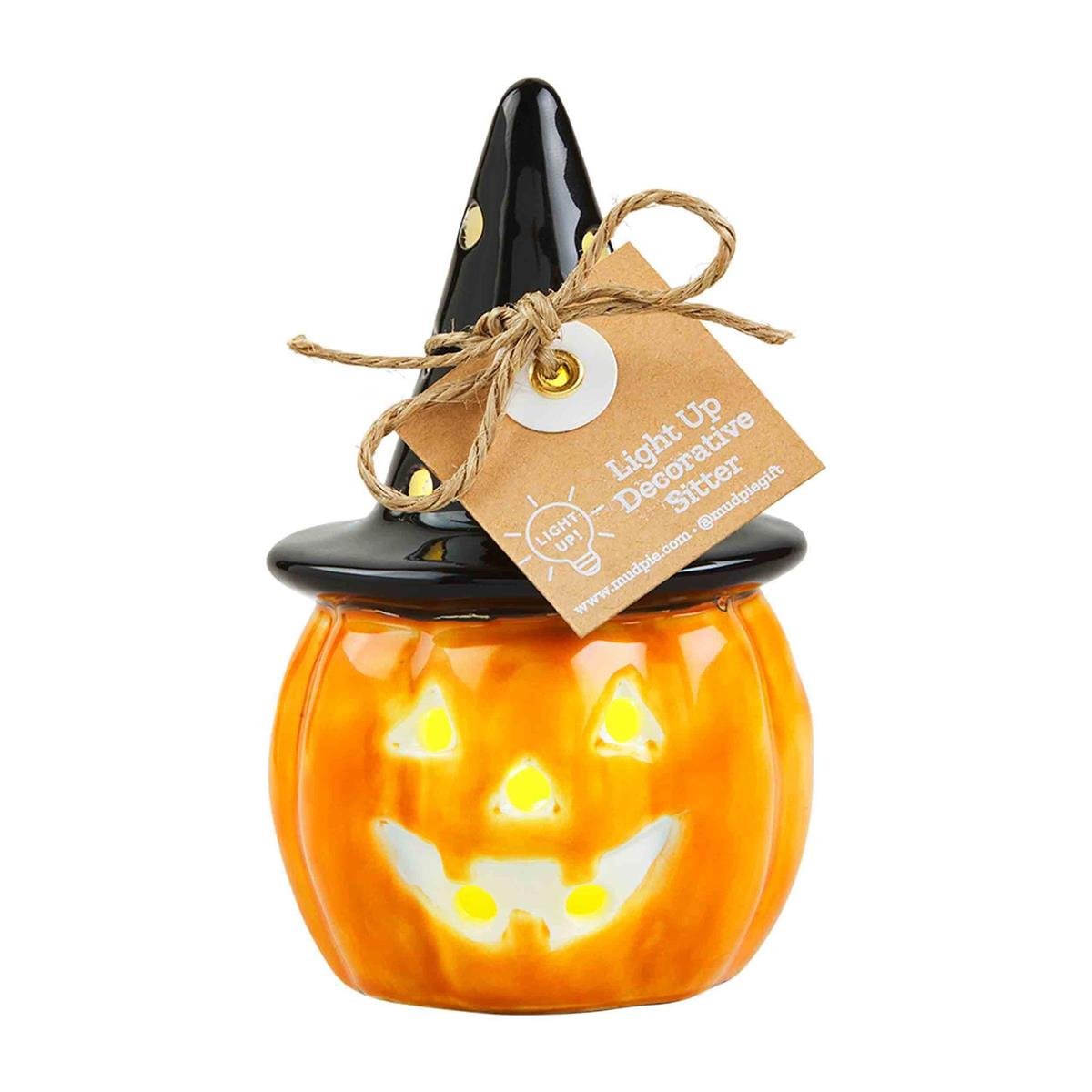 Pumpkin Light Up Sitter - Ballyhoo Boutique and Gift