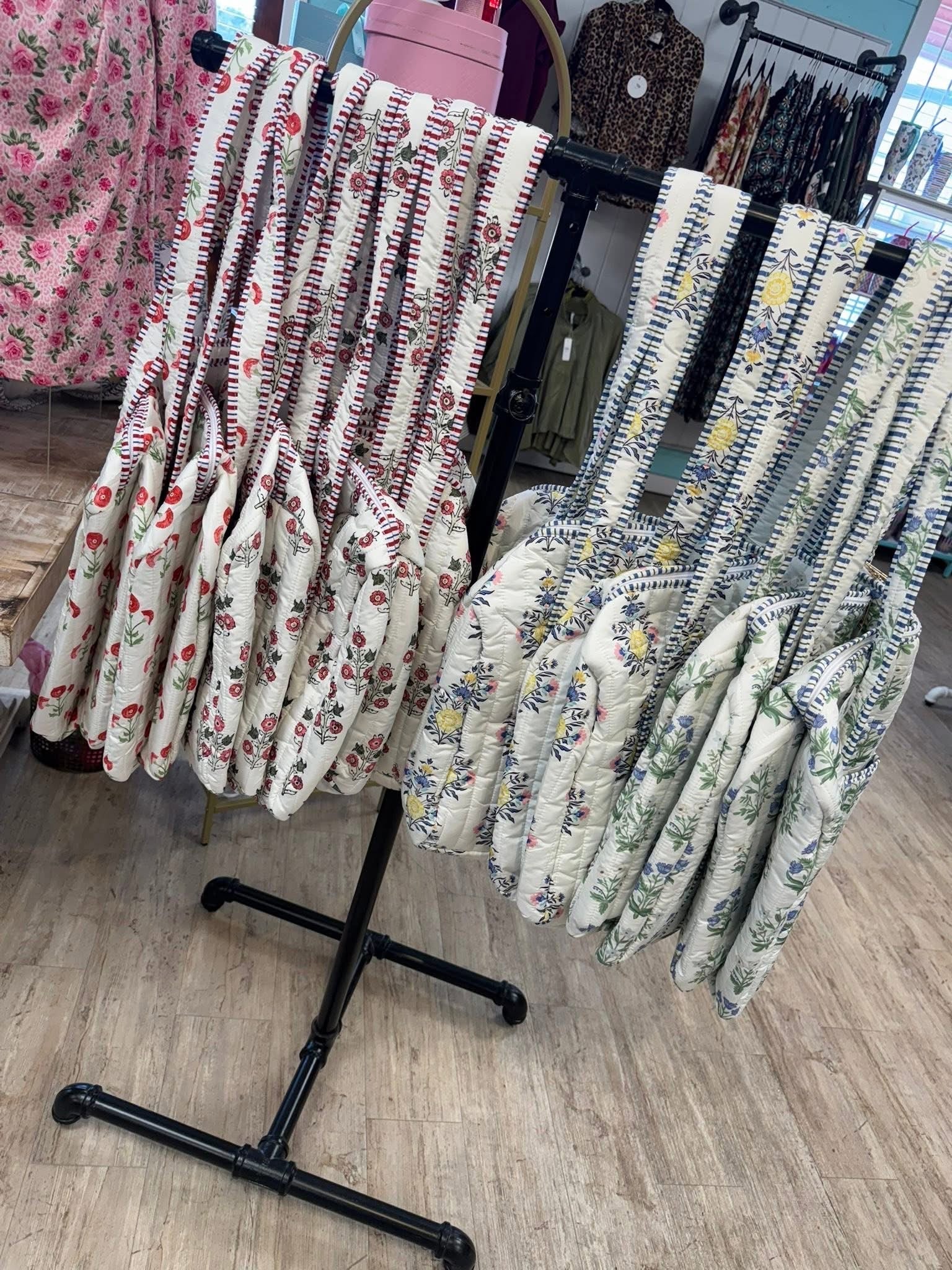 Quilted Duffle Bags - Ballyhoo Boutique and Gift