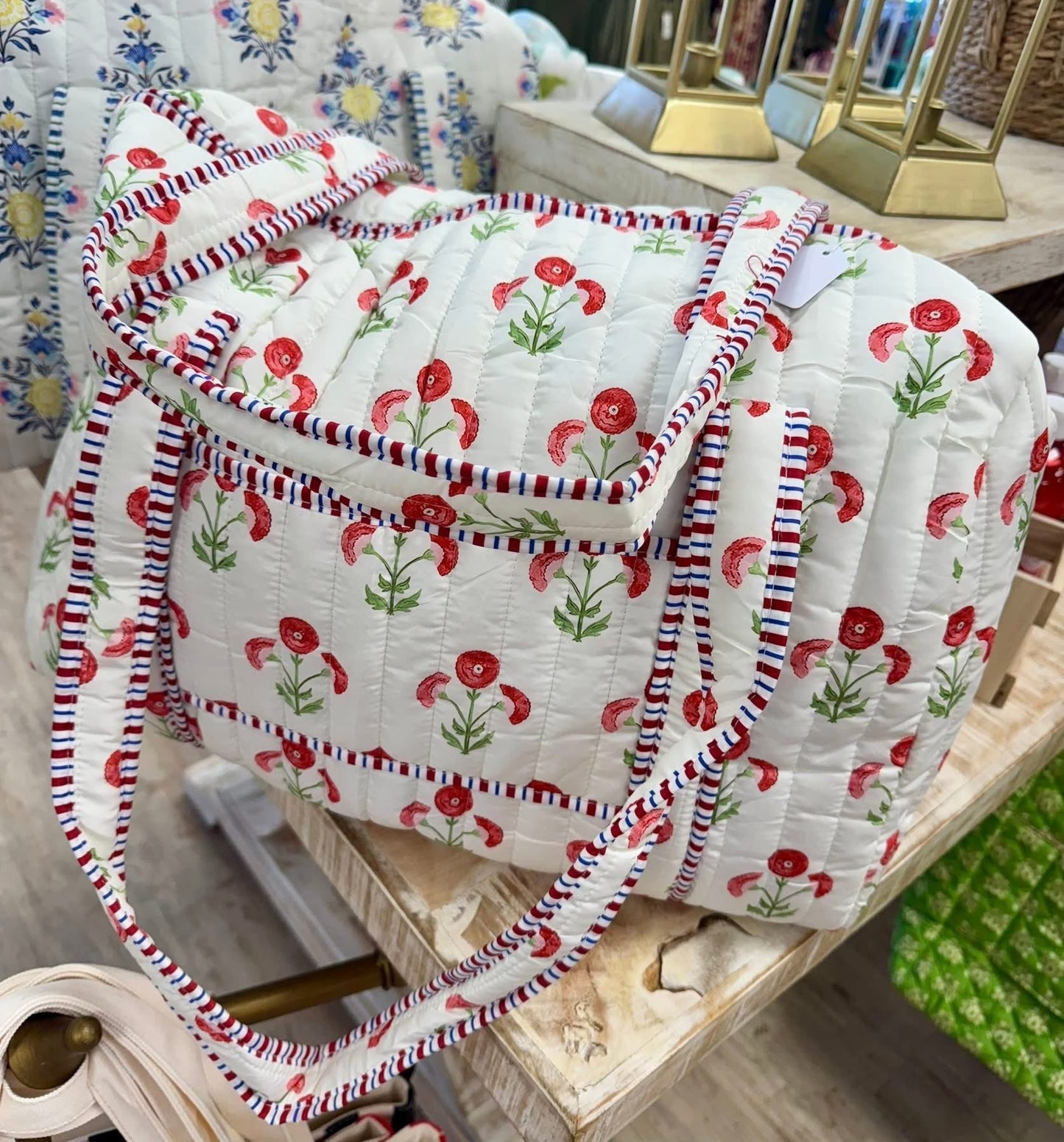 Quilted Duffle Bags - Ballyhoo Boutique and Gift