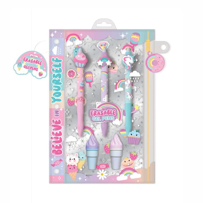 Rainbow Erasable Gel Pen - Ballyhoo Boutique and Gift