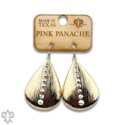 Raindrop Earring w/Crystals - Ballyhoo Boutique and Gift