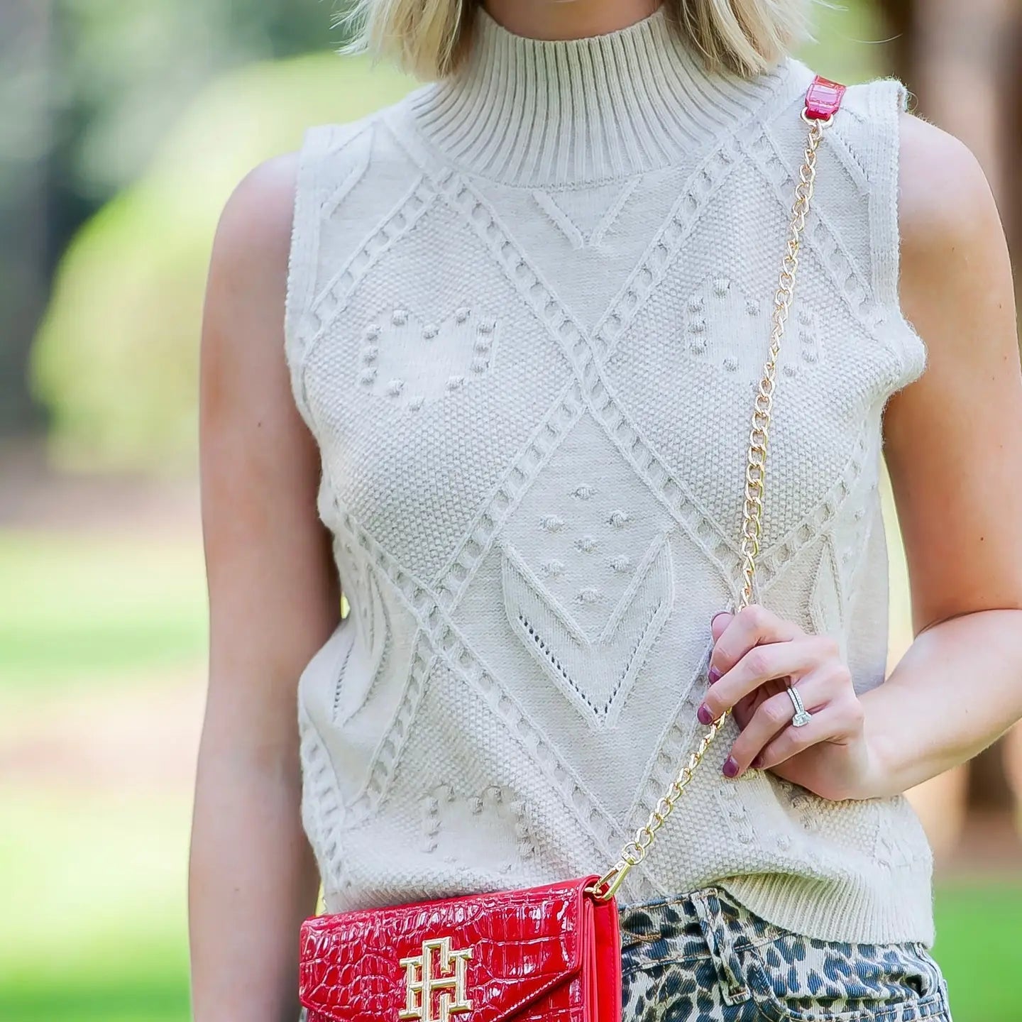 Red Carlington Clutch/Crossbody - Ballyhoo Boutique and Gift