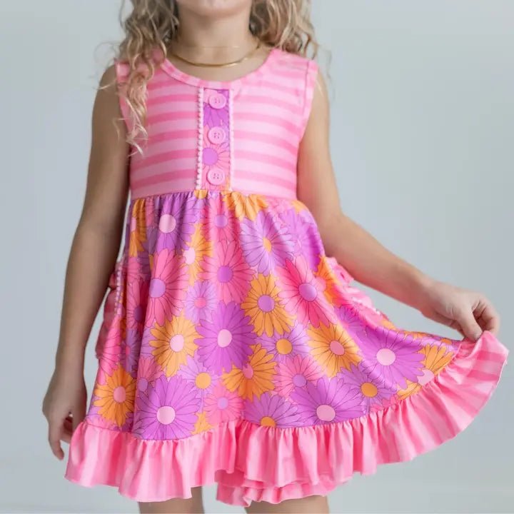 Retro Daisy Short Set - Ballyhoo Boutique and Gift