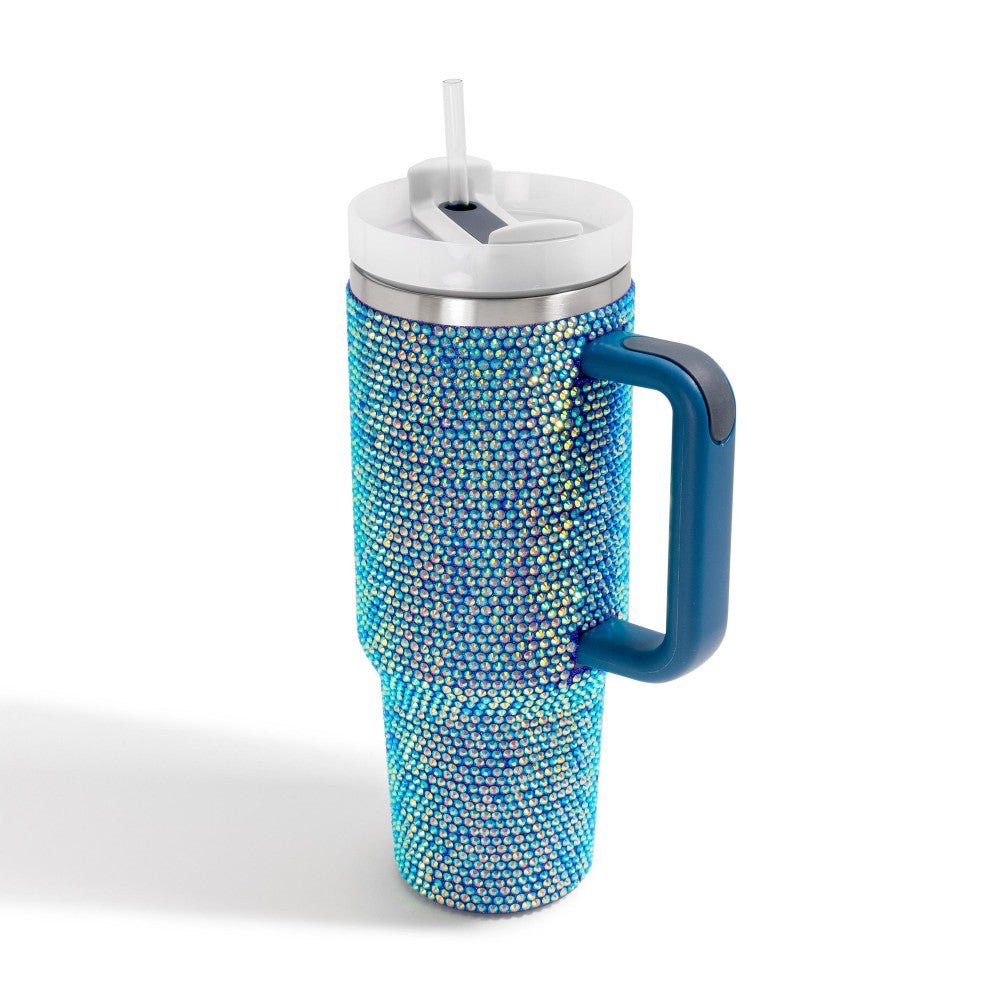 Rhinestone 40oz Tumbler - Ballyhoo Boutique and Gift