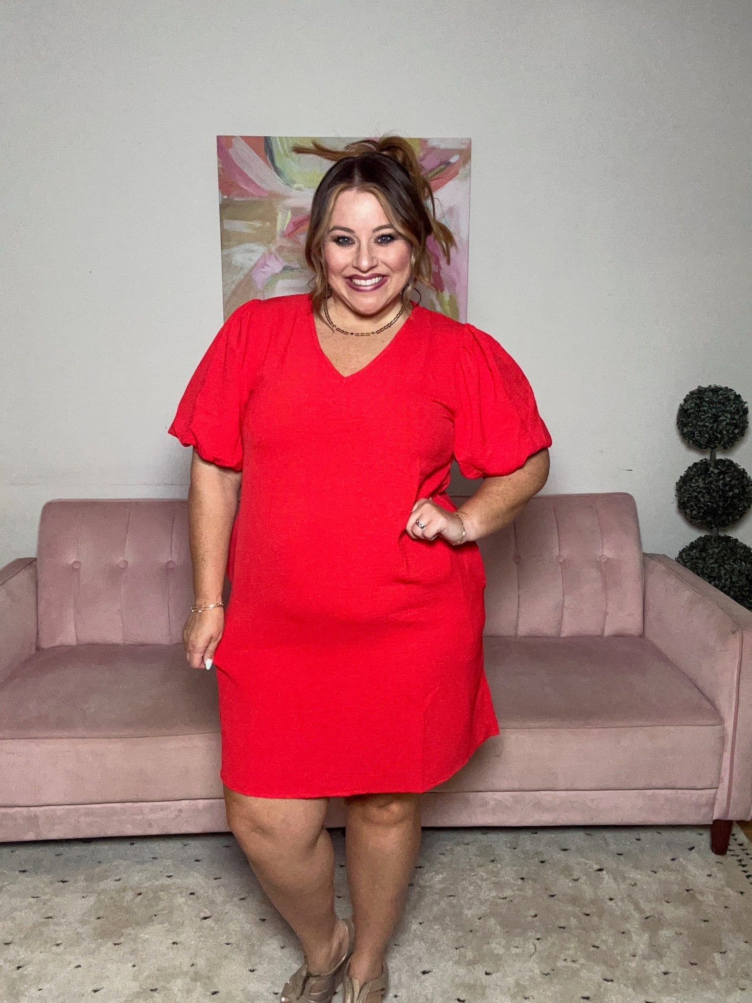 Rockin' Red Dress - Ballyhoo Boutique and Gift
