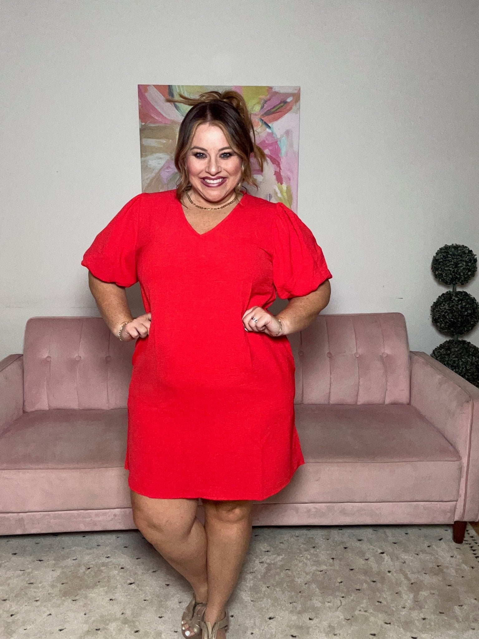 Rockin' Red Dress - Ballyhoo Boutique and Gift