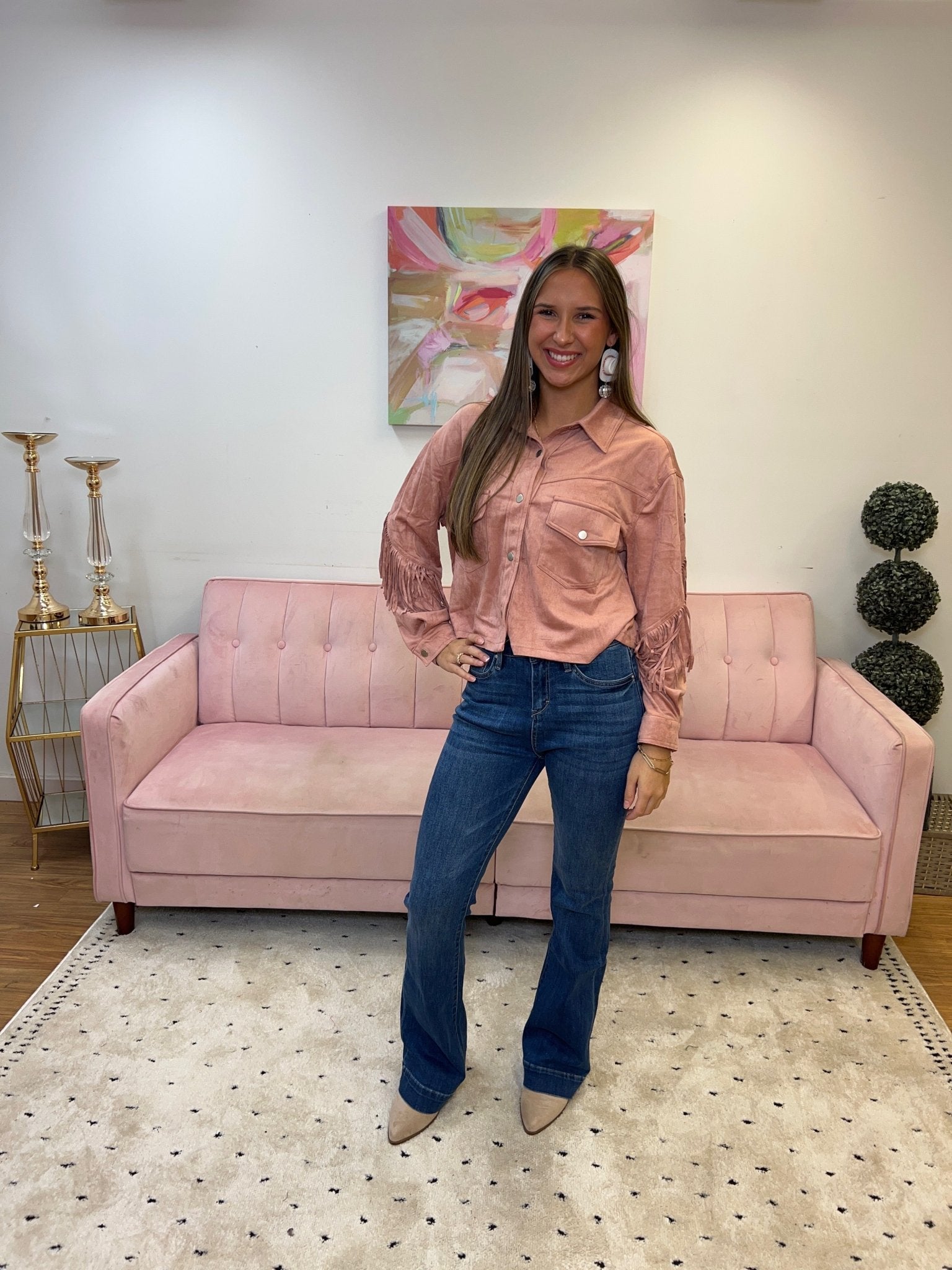 Rodeo Ready Tassel Jacket - Ballyhoo Boutique and Gift