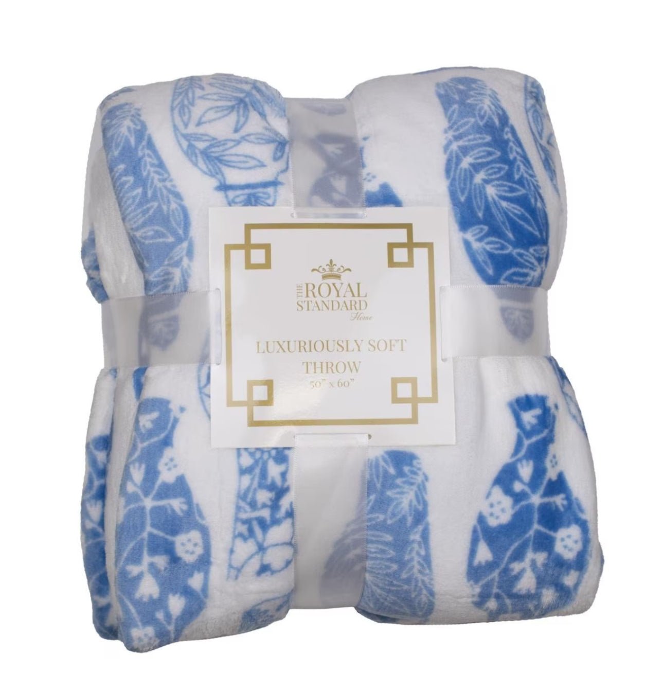 RS CC Blue/White Throw - Ballyhoo Boutique and Gift