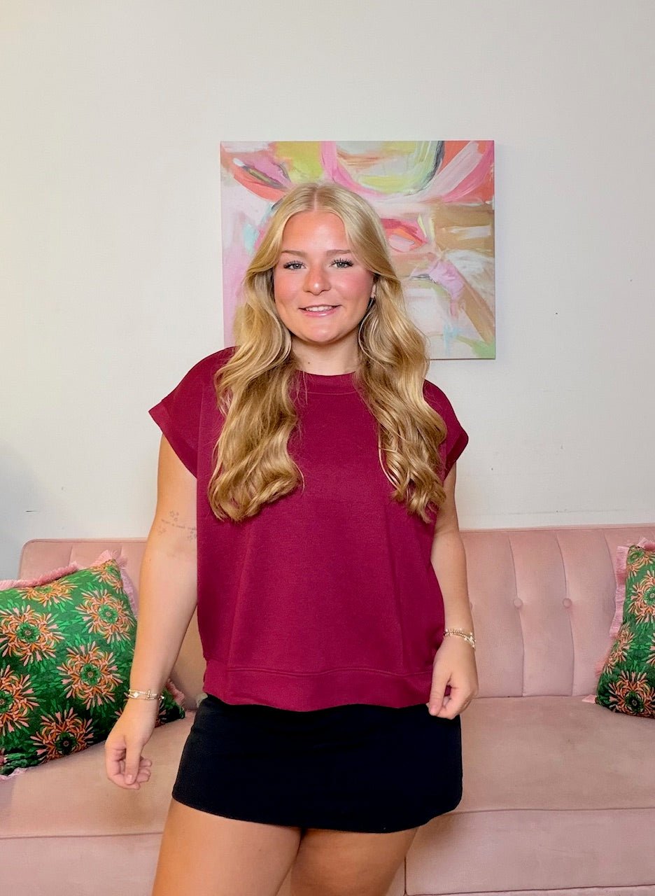 Sassy Scuba Top - Ballyhoo Boutique and Gift