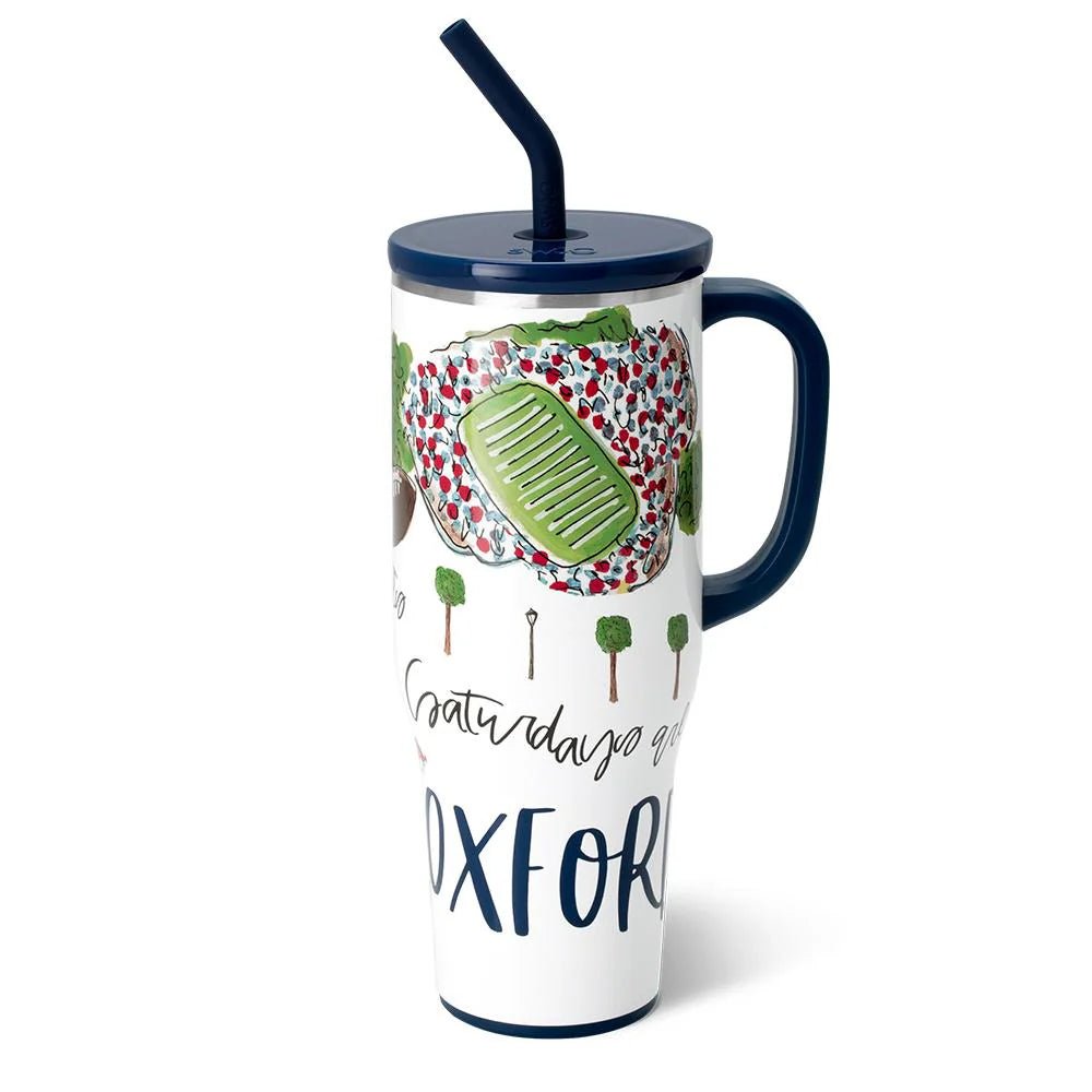 Saturdays in Oxford Mega Mug 40oz - Ballyhoo Boutique and Gift