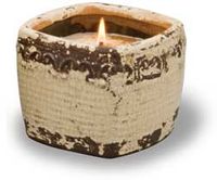 SC Vintage Sq Pot Candle - Ballyhoo Boutique and Gift