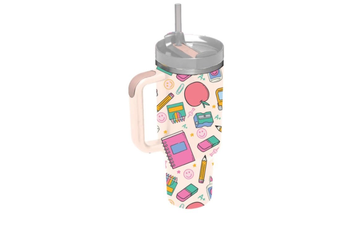 School Days 30oz Tumbler - Ballyhoo Boutique and Gift