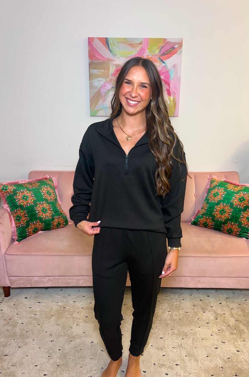 Scuba Pullover Jogger Set - Ballyhoo Boutique and Gift