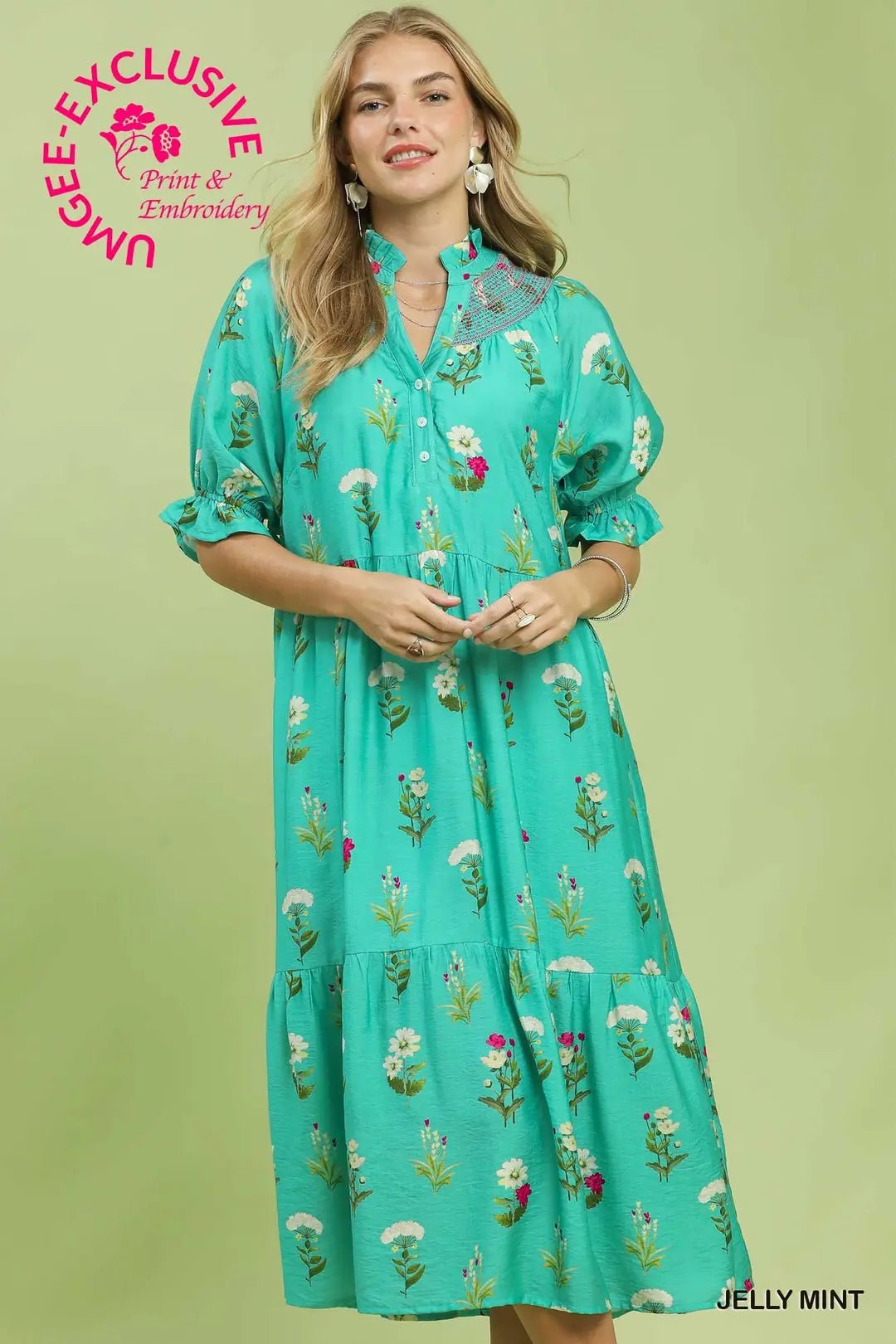 Seafoam Sparkle Dress - Ballyhoo Boutique and Gift