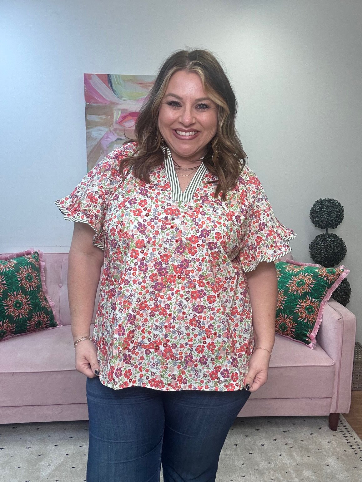 Secret Garden Top - Ballyhoo Boutique and Gift