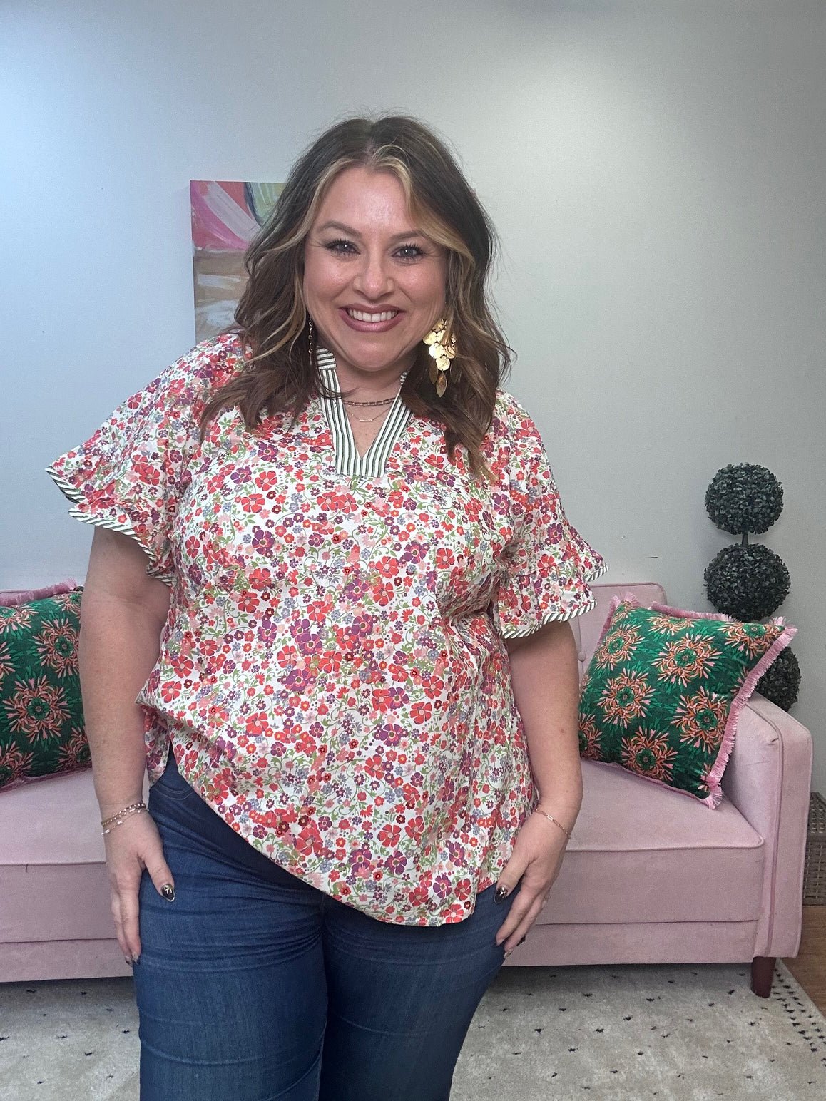 Secret Garden Top - Ballyhoo Boutique and Gift