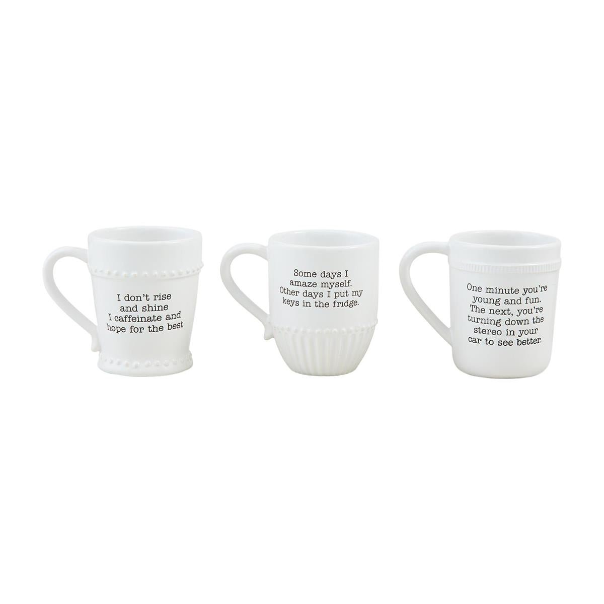 Sentiment Mugs - Ballyhoo Boutique and Gift