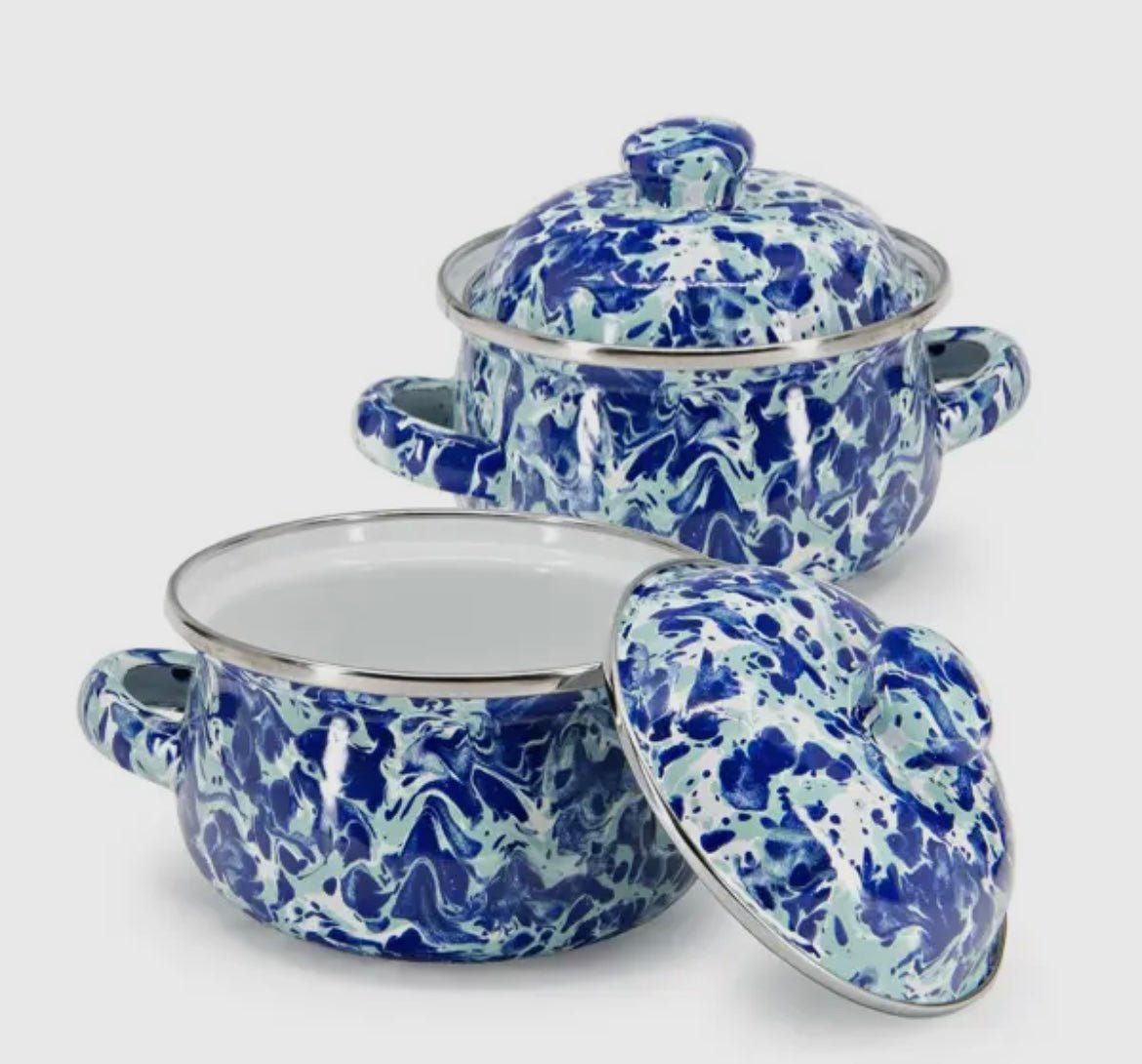 Set of 2 Ocean Petite Tureens - Ballyhoo Boutique and Gift