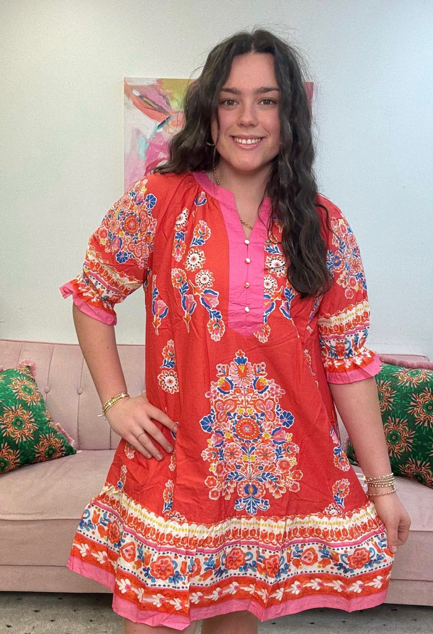 Shanghai Sunset Dress - Ballyhoo Boutique and Gift