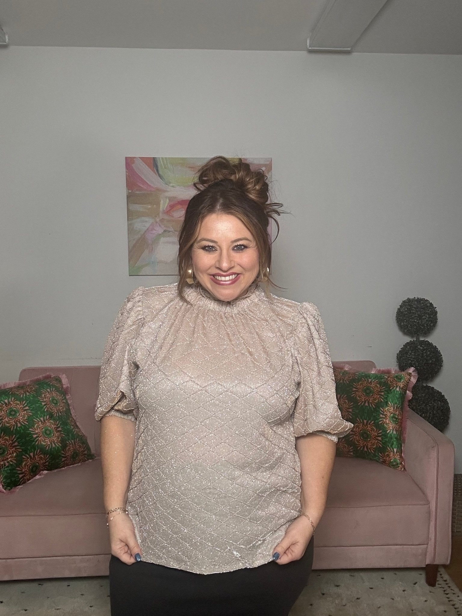 Shimmering Starlet Top - Ballyhoo Boutique and Gift