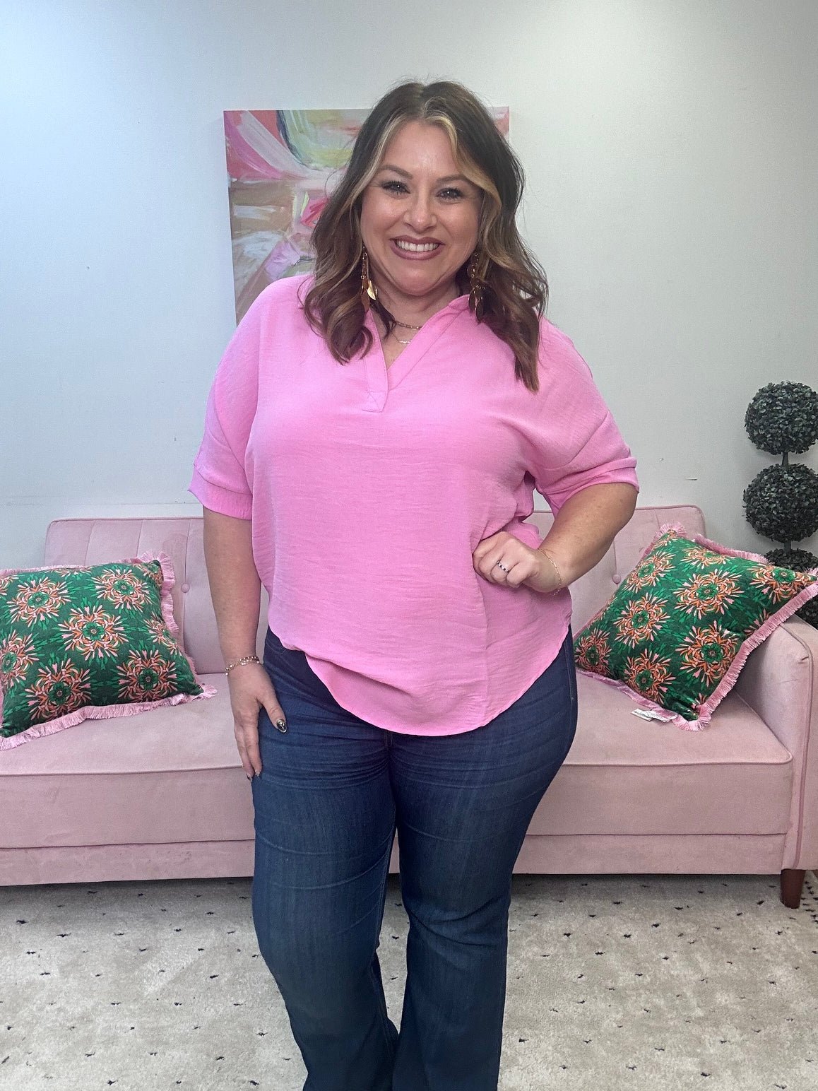 Simple Breeze Top - Ballyhoo Boutique and Gift