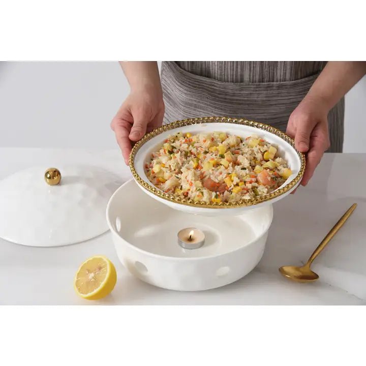 Small Round Chafing Dish - Ballyhoo Boutique and Gift