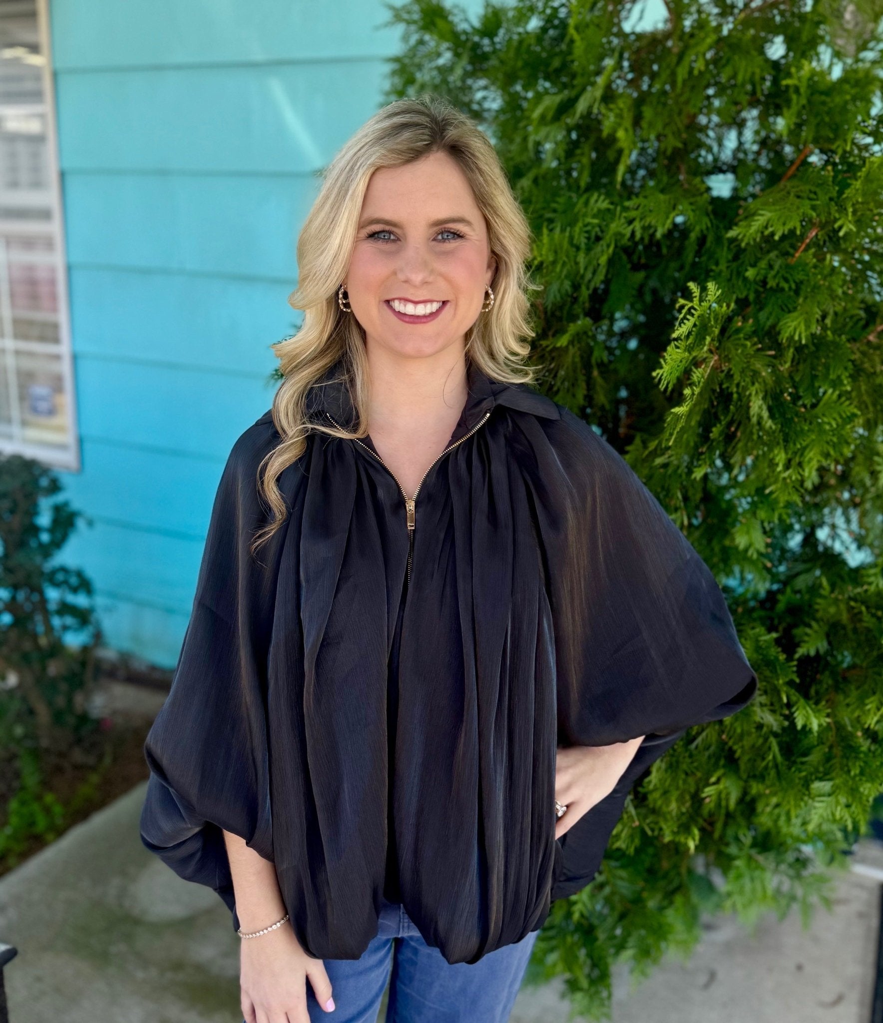 Sparkle and Shine Bomber Jacket - Ballyhoo Boutique and Gift