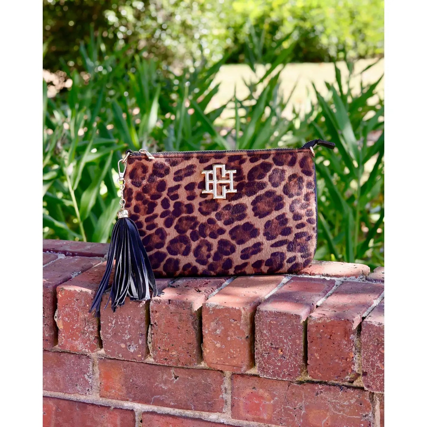 Spotted Madelyn Clutch/Crossbody - Ballyhoo Boutique and Gift