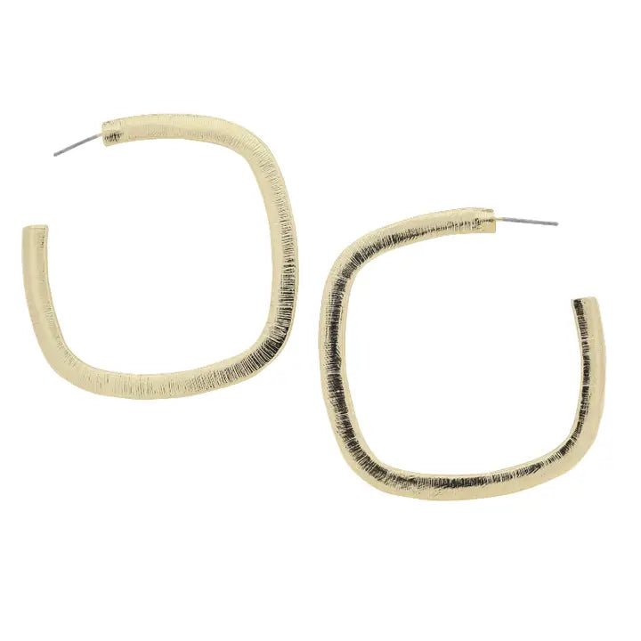 Square Hoop Earring - Ballyhoo Boutique and Gift