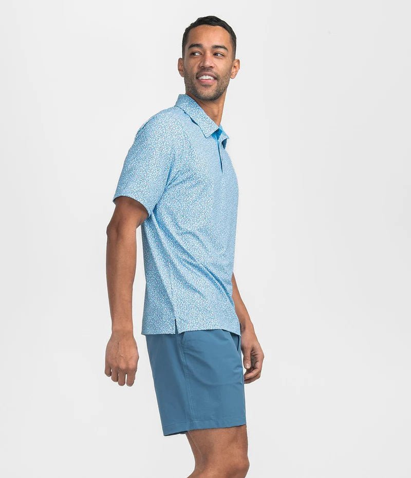 SS Confetti Printed Polo - Ballyhoo Boutique and Gift