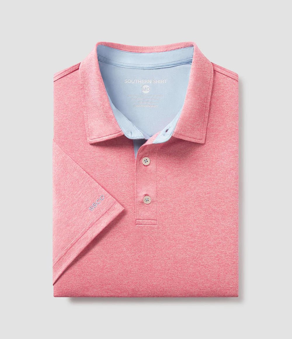 SS Grayton Heather Polo - Ballyhoo Boutique and Gift