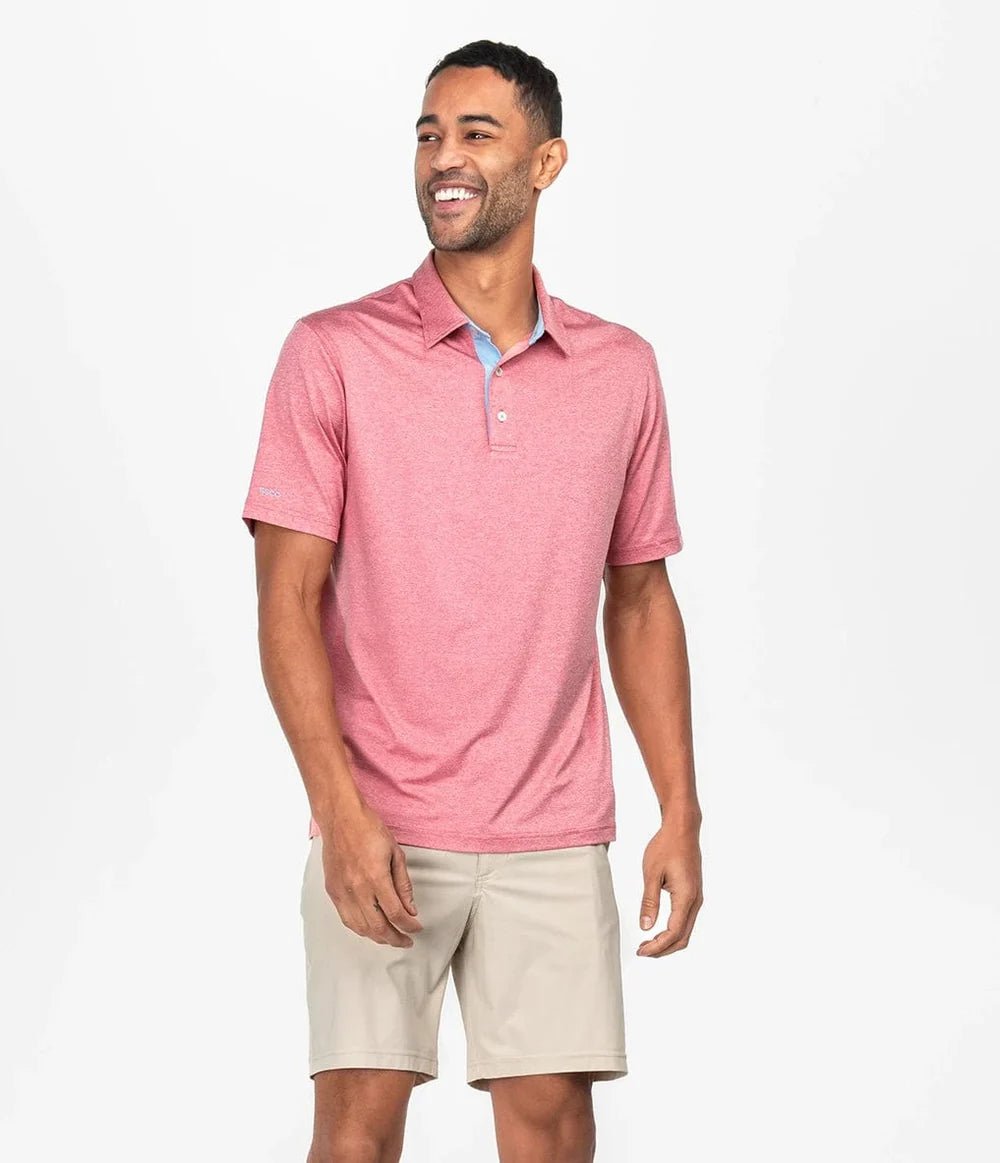 SS Grayton Heather Polo - Ballyhoo Boutique and Gift