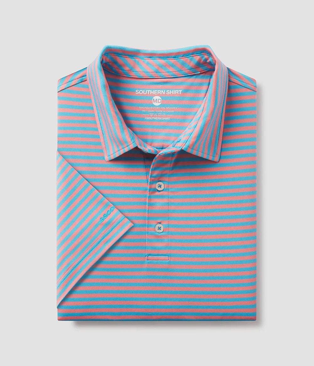 SS Sarasota Stripe Polo - Ballyhoo Boutique and Gift