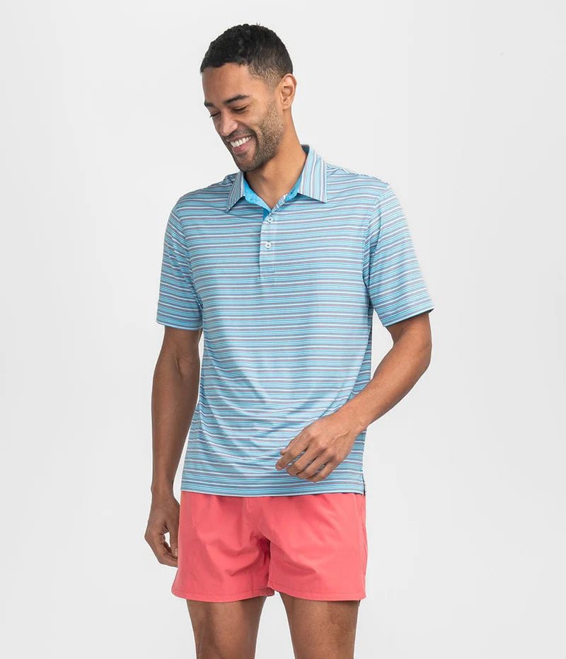 SS Sawgrass Stripe Polo - Ballyhoo Boutique and Gift