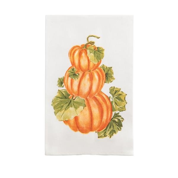 Stacked Pumpkin Tea Towel - Ballyhoo Boutique and Gift