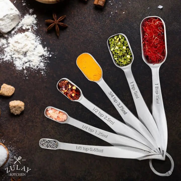 Stainless Steel Measuring Spoons - Ballyhoo Boutique and Gift