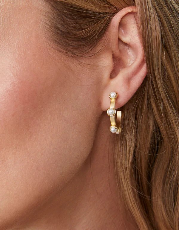Stand Out Midi Hoop Earrings - Ballyhoo Boutique and Gift