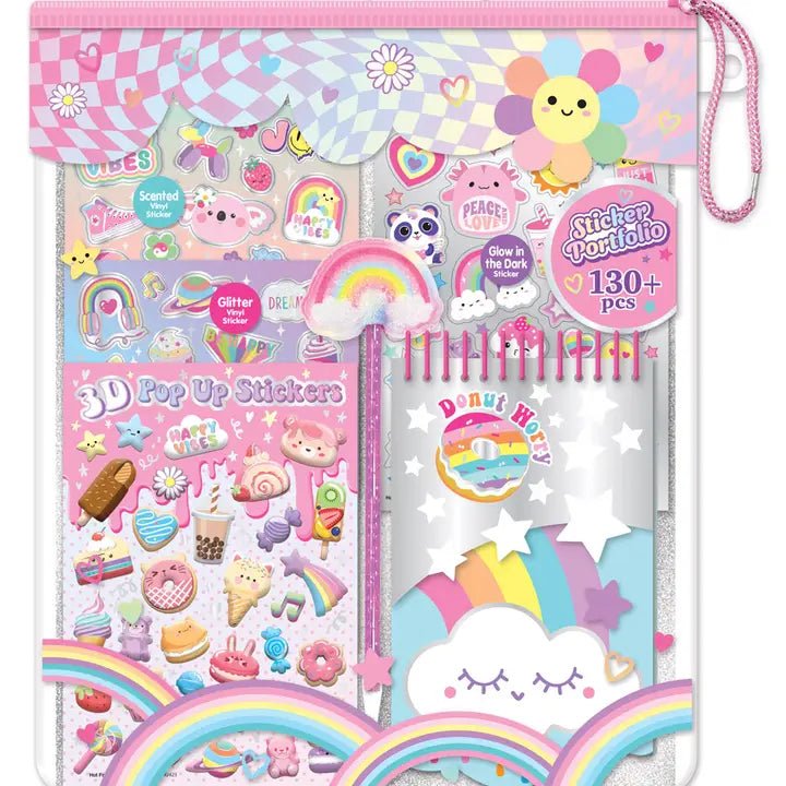Sticker Portfolio Rainbow - Ballyhoo Boutique and Gift