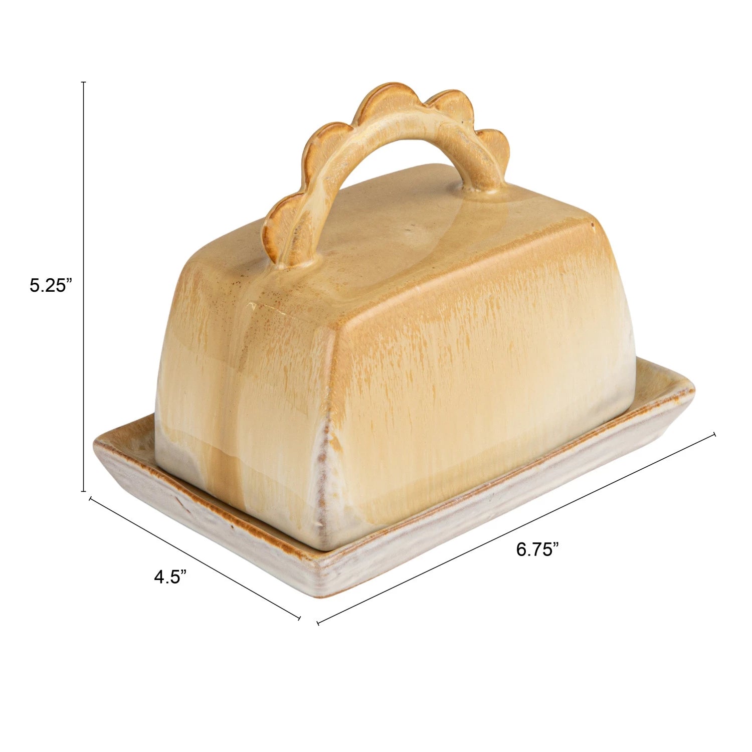 Stoneware Butter Dish - Ballyhoo Boutique and Gift